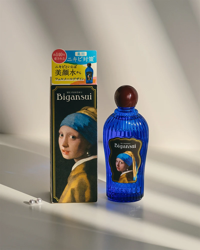 明色美顔水 薬用化粧水160〈フェルメールデザイン〉